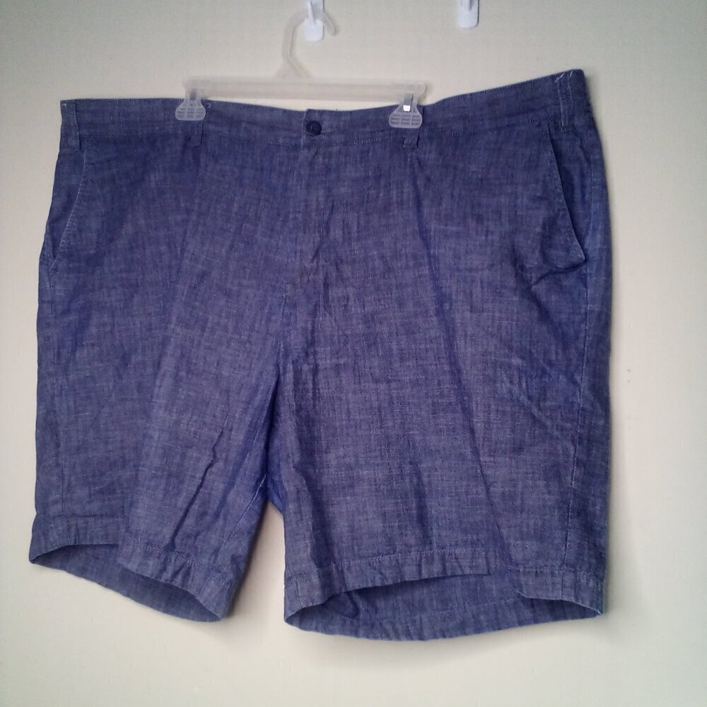 Nautica Shorts Men 48 Casual Chino Blue